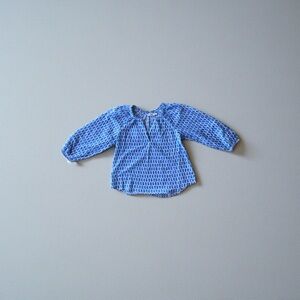 Vineyard Vines Blue Pattern Blouse